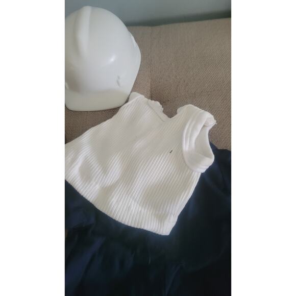 Vintage 1992 THT Construction Worker Doll Outfit w/ Hard Hat Boots Belt &... - Picture 8 of 8